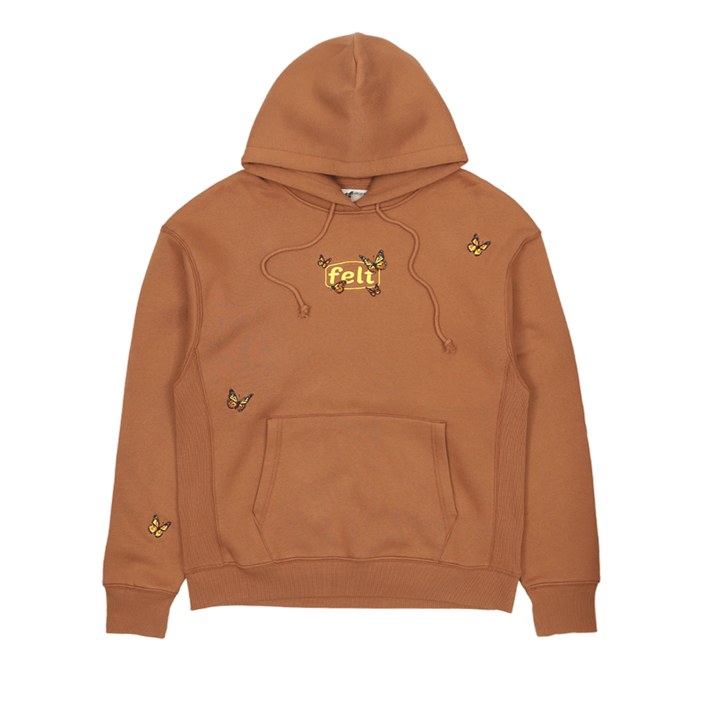 Butterfly sales embroidered hoodie