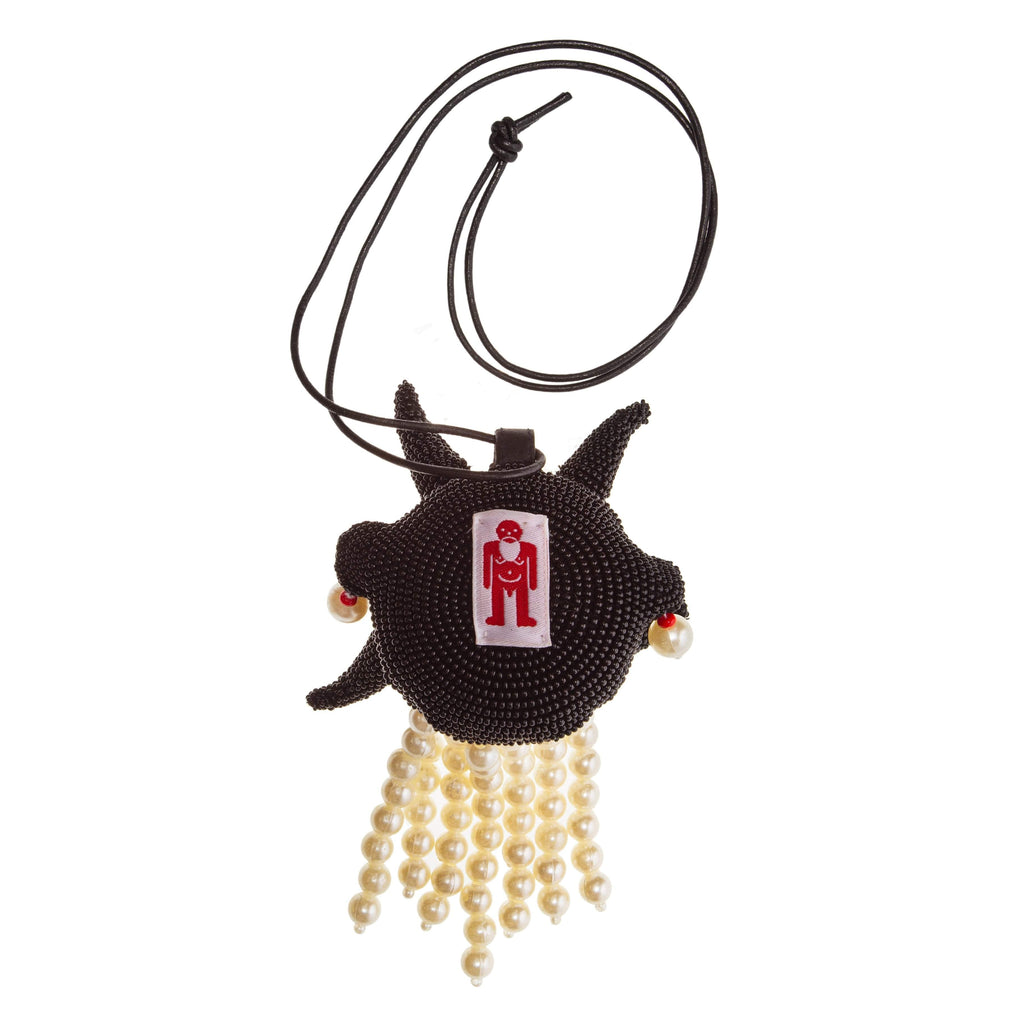 Black Spiky Walter Necklace – Congruent Space *₊˚⁎*₊
