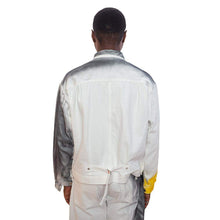 White Denim Distressed Jacket-N. Hoolywood
