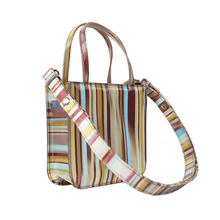 Minty Stripe Mini Lenticular Handbag