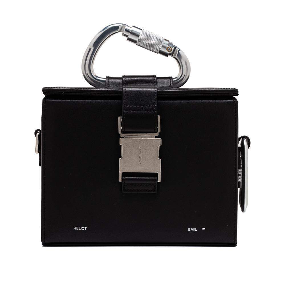 Leather Carabiner Box Bag-Heliot Emil