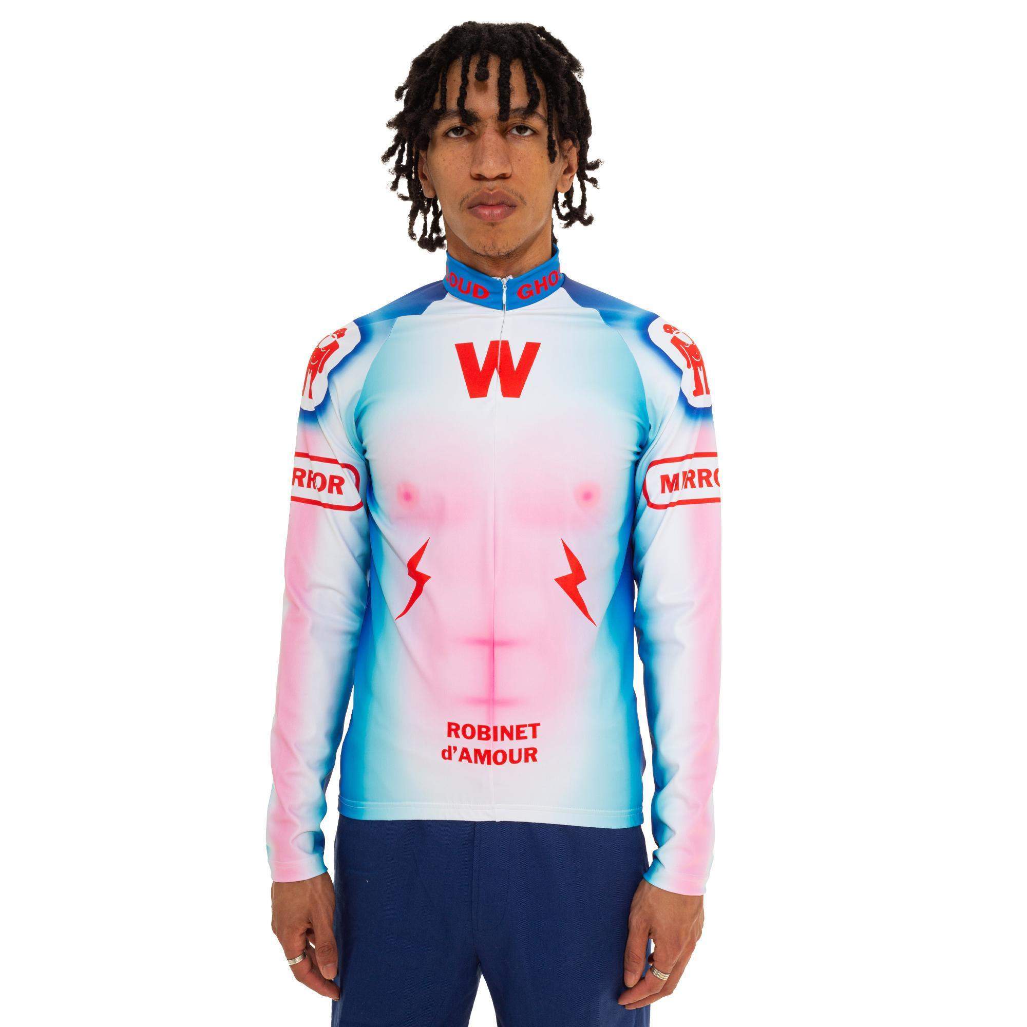 Ghost Bike Top (Blue/Red)