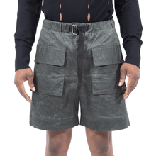 Waxed Cotton Canvas Shorts
