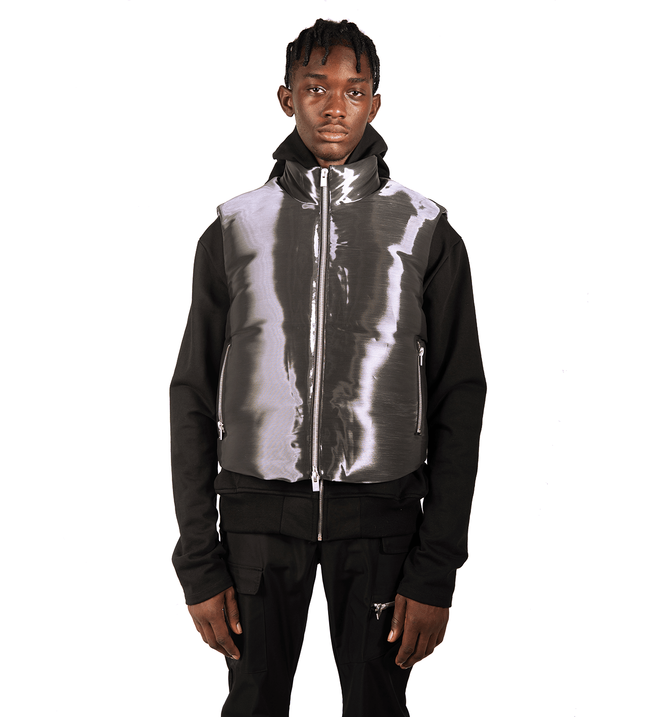 Liquid Metal Vest – Congruent Space *₊˚⁎*₊ Liquid Metal Vest – Congruent Space *₊˚⁎*₊