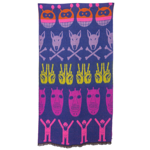 I Love W Scarf (Double)-Walter Van Beirendonck
