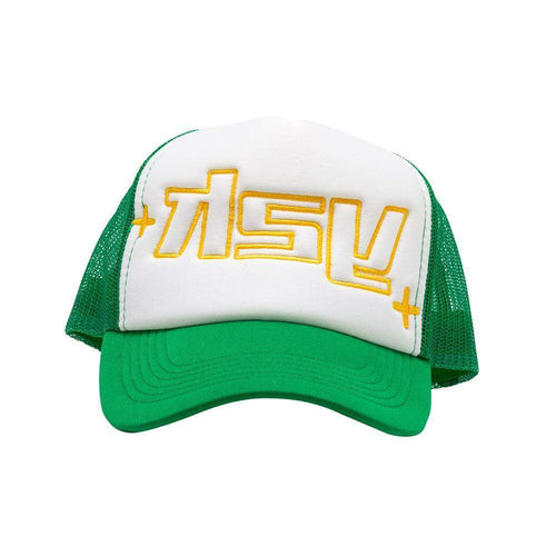 y2k Trucker Hat (Green/White)-Guitar Boy Archive