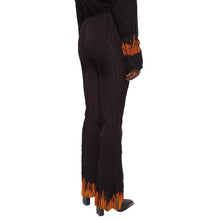 Comfort Zone Wavy Jersey Flared Pants (Tie Dye Black)