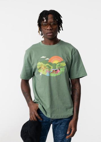 Valley of Love T-shirt (Washed Green)