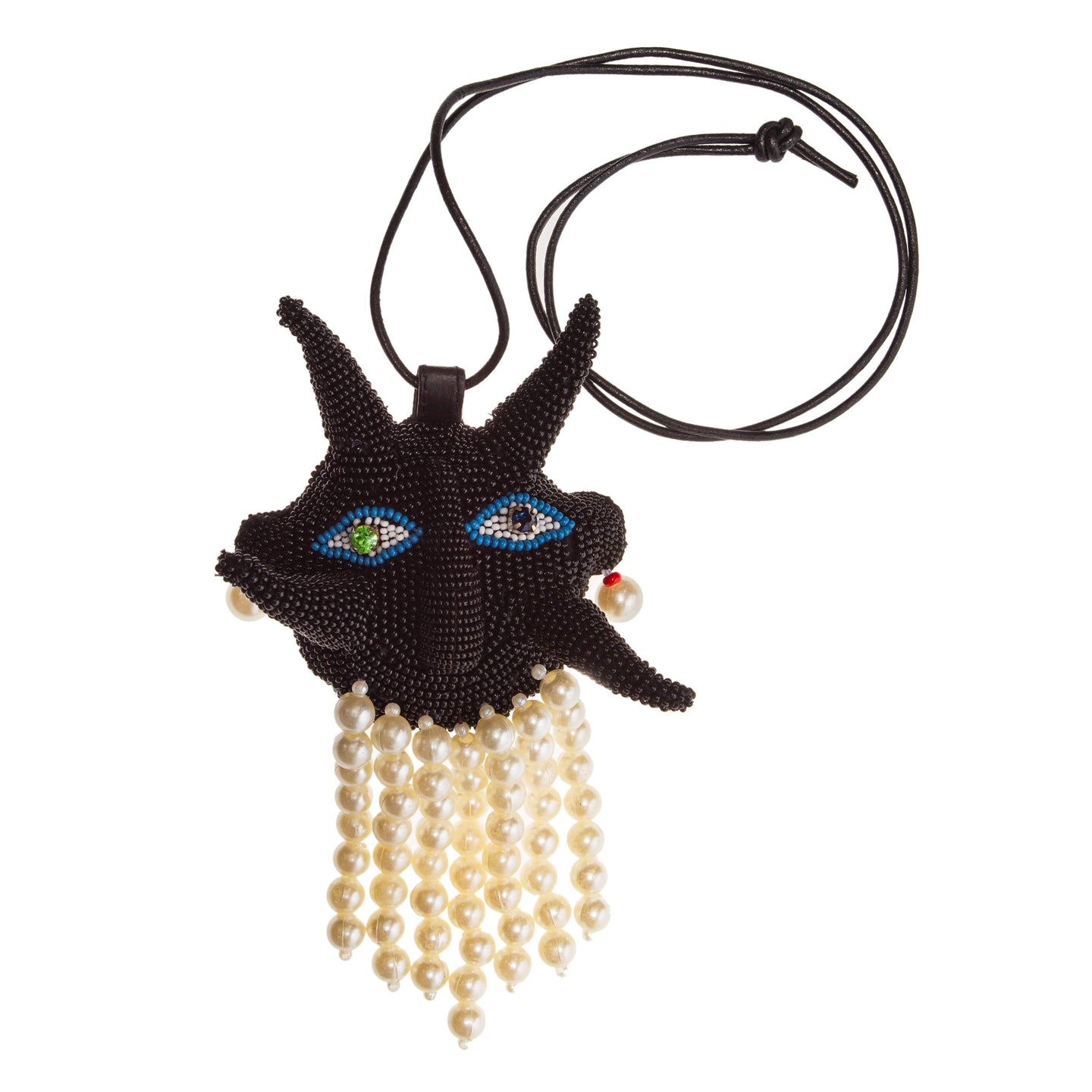 Black Spiky Walter Necklace – Congruent Space *₊˚⁎*₊
