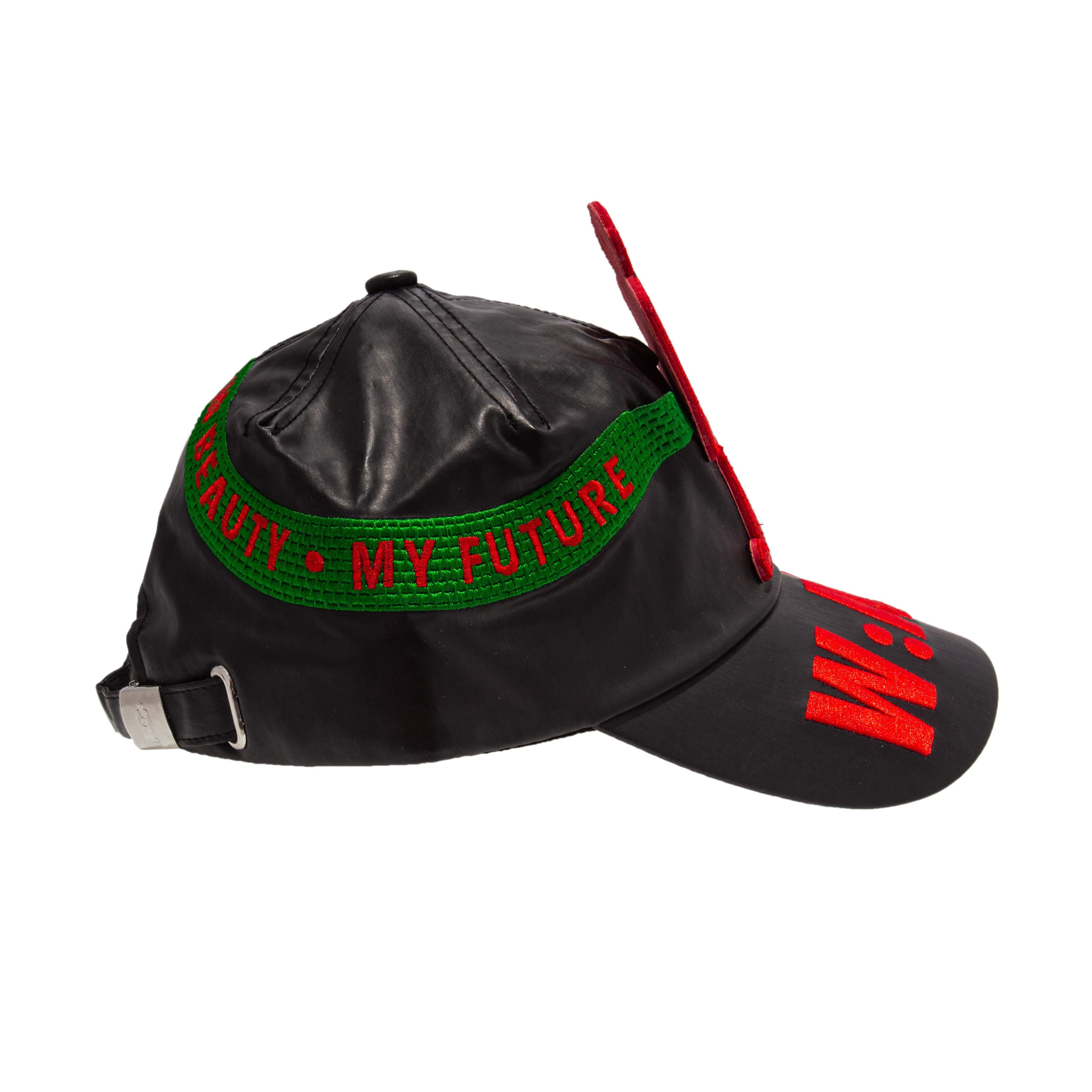 [限定品] Walter Van Beirendonck「WAR」キャップ BlackHat-Side-2.jpg?v=1659505172