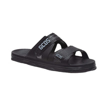 Black Rubber Sandals-GCDS