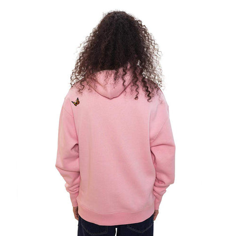 Pink Butterfly Sweatshirt-FELT