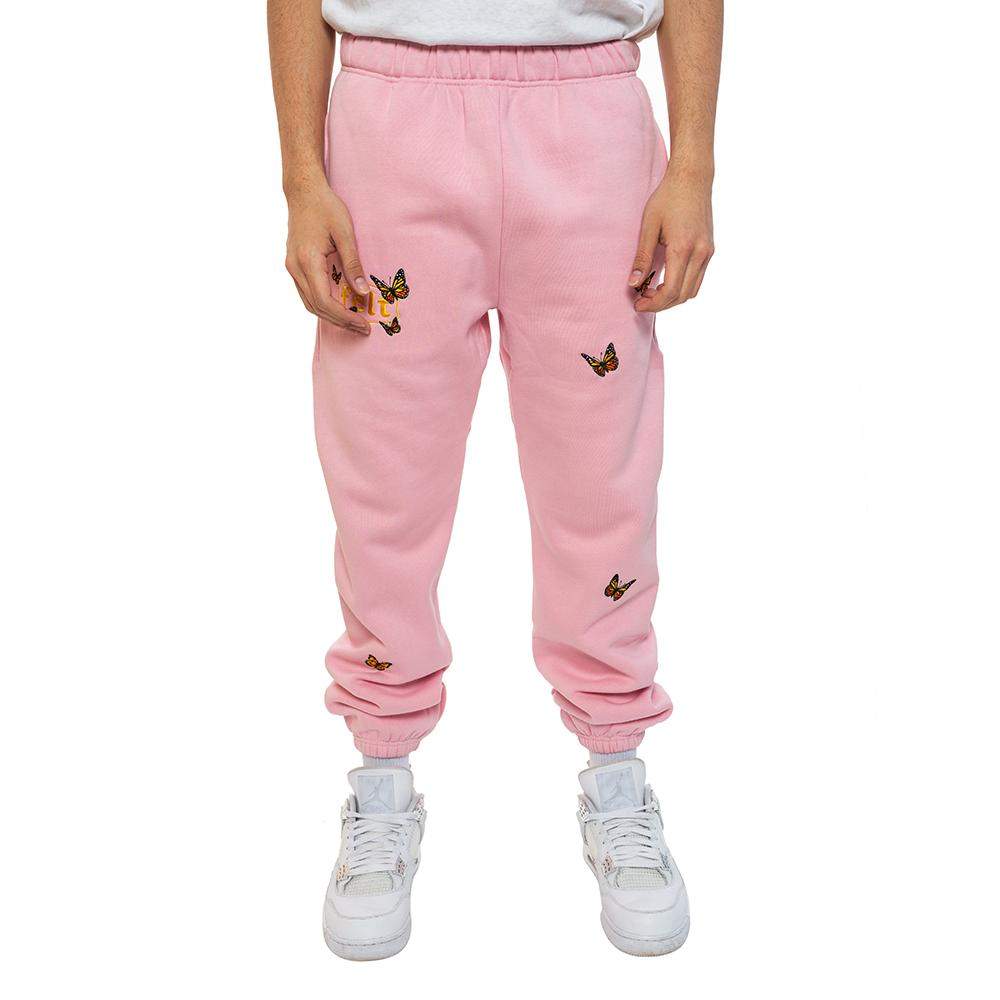 Pink Butterfly Sweatpant-FELT