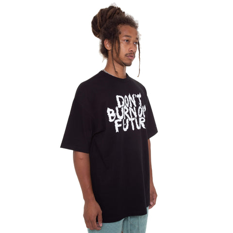 Don't Burn Our Future T-shirt [Black]-AJOBYAJO
