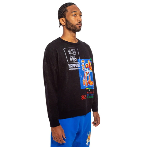 Thermal Vision Oversized Wool Knit Sweater-Happy99