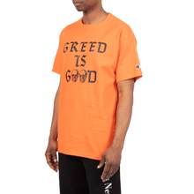 Greed Is Good Orange Tee-Dolor