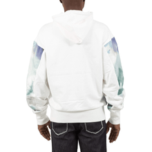 Layered Contrast Print Hoodie-Feng Chen Wang