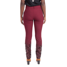 BURGUNDY TAILORED DUST PANTS-Filles A Papa