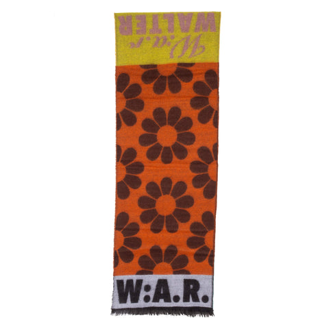 W:A.R. Scarf Single Yellow/Pink-Walter Van Beirendonck