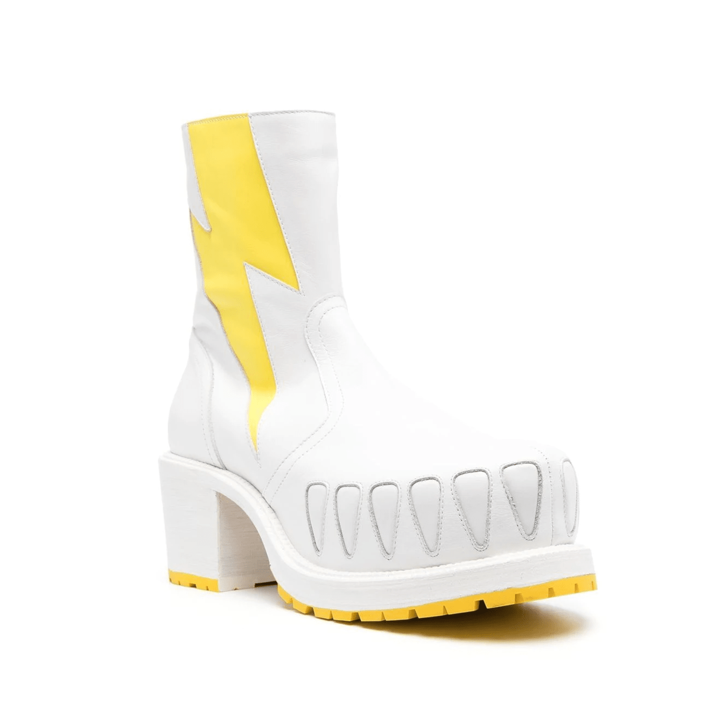 Hyper Glam Boots (Off-White / Yellow