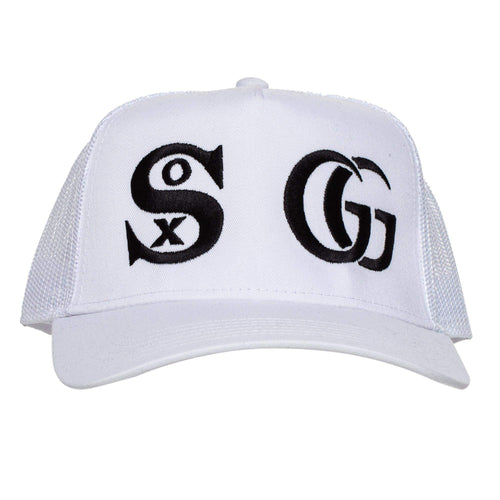 Sox GG Trucker Cap (White)-Bravest Studios