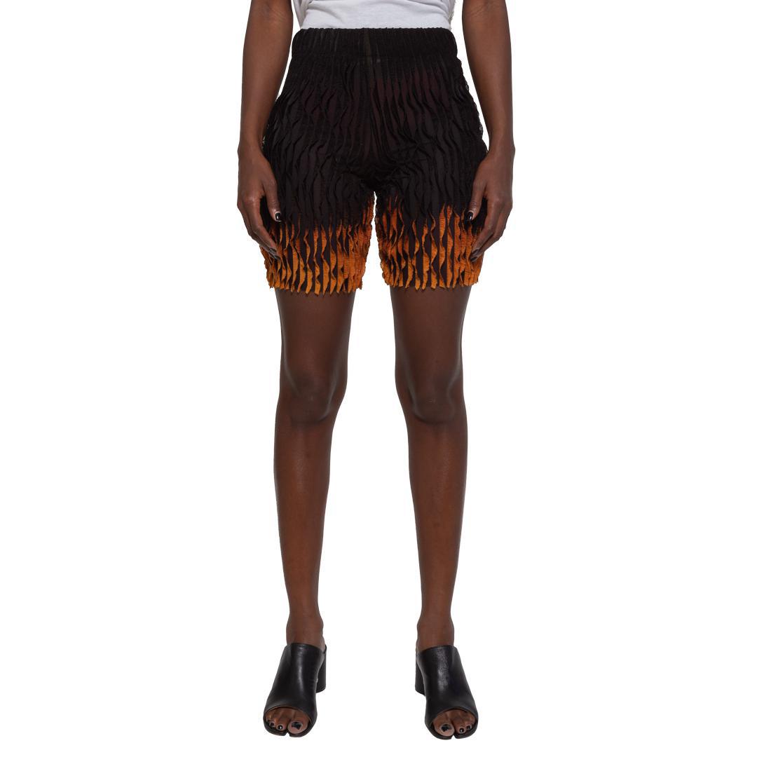 Sunkiss Wavy Biker Shorts (Black)