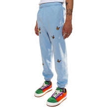 Butterfly Garden Sweatpants (Blue)-FELT