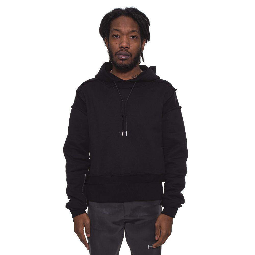 Cropped Hoodie W/ Layers-Heliot Emil