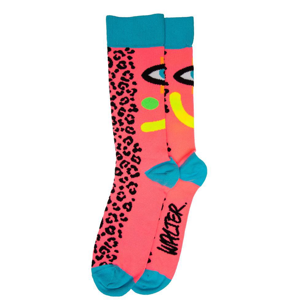 Neon Shadow Socks (Fluorescent Pink)