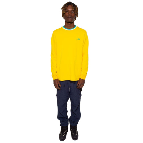 Pique Long Sleeve Shirt (Yellow)-FELT