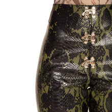 Chimera Fake Leather Snake Pants (Womens)-LEO